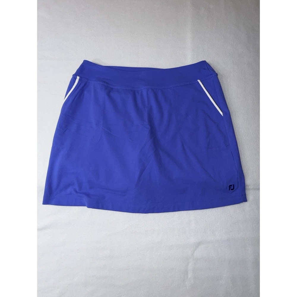 Footjoy FJ Performance Lined Golf Skort‎ Women's Size L Royal Blue Tennis Pickle